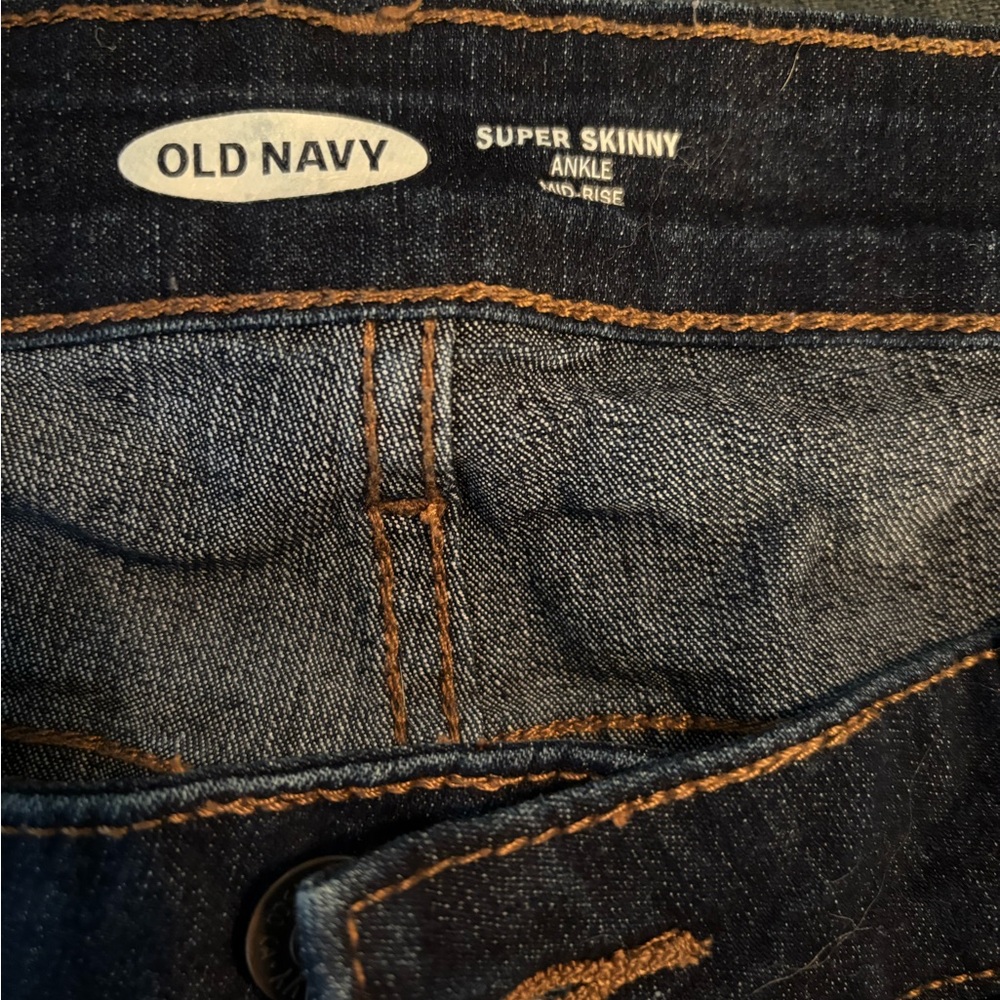 Old Navy Men's Ankle Super Skinny Jeans - Deep Indigo